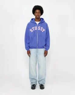 AUSGEWASCHENER GRAFIK-ZIP-HOODIE