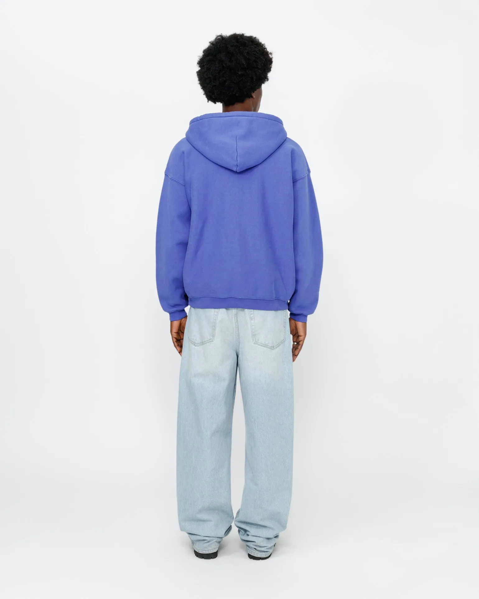 AUSGEWASCHENER GRAFIK-ZIP-HOODIE