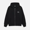 BASIC STÜSSY ZIP HOODIE
