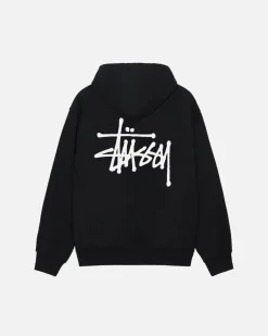 BASIC STÜSSY ZIP HOODIE