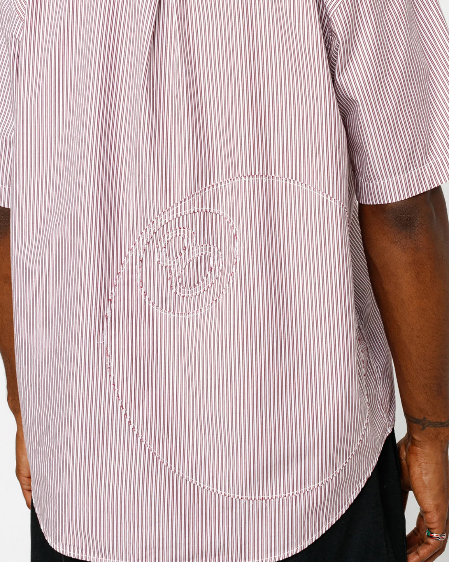 BOXY SS SHIRT 8 BALL STRIPE