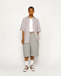 BOXY SS SHIRT 8 BALL STRIPE