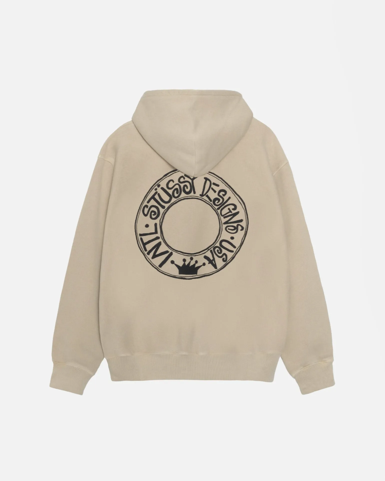 BUANA ZIP HOODIE PIGMENT DYED