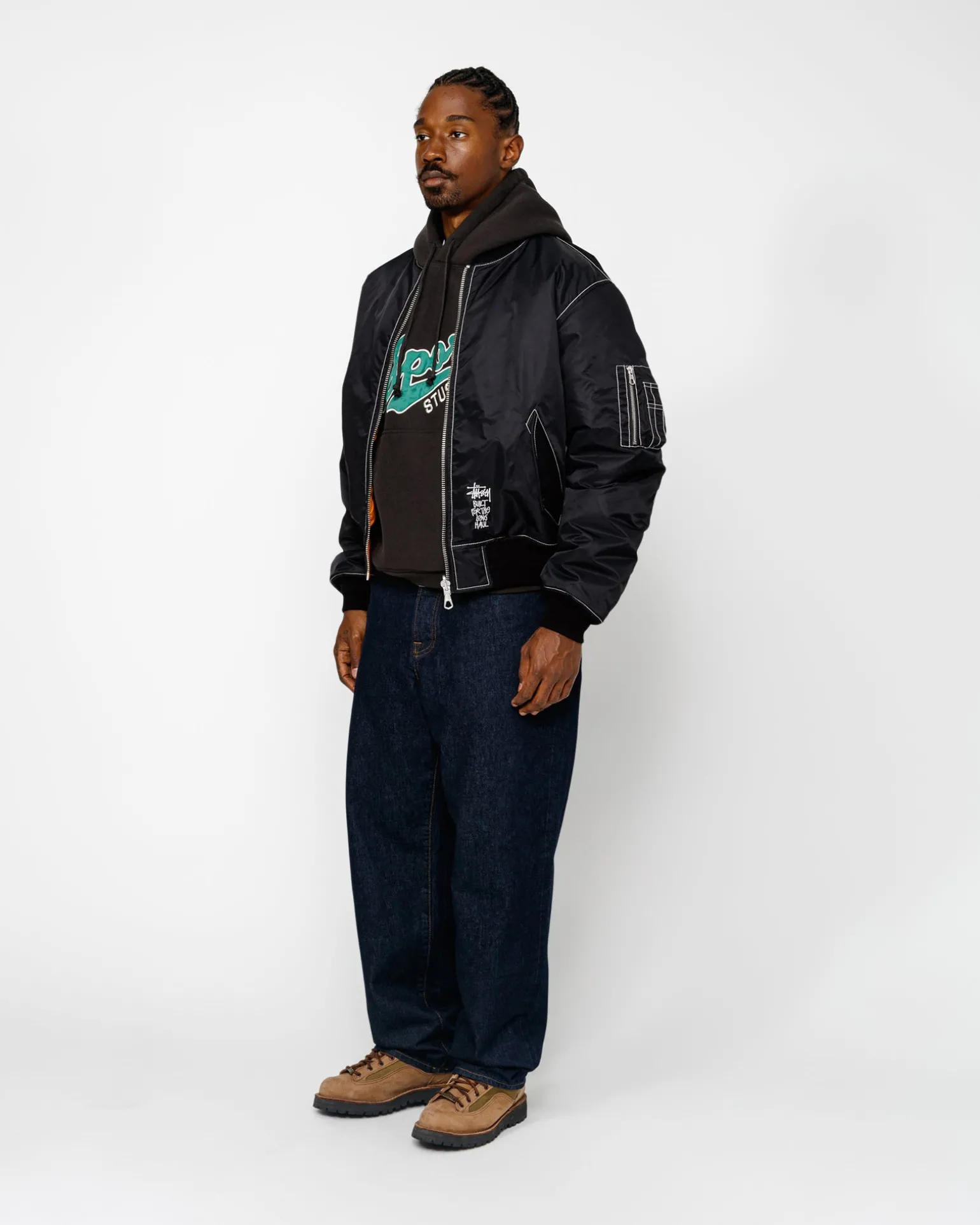 BUILT REVERSIBLE BOMBER JACKET