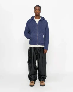 CHUNKY KNIT ZIP HOODIE