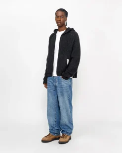 CHUNKY KNIT ZIP HOODIE