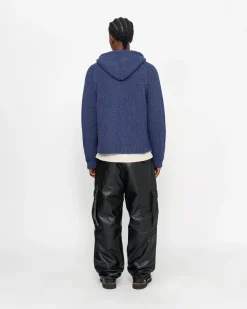 CHUNKY KNIT ZIP HOODIE