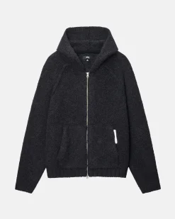 CHUNKY KNIT ZIP HOODIE