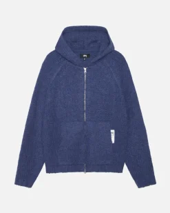 CHUNKY KNIT ZIP HOODIE