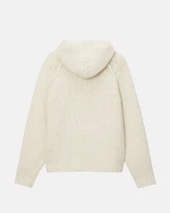 CHUNKY KNIT ZIP HOODIE