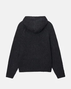 CHUNKY KNIT ZIP HOODIE