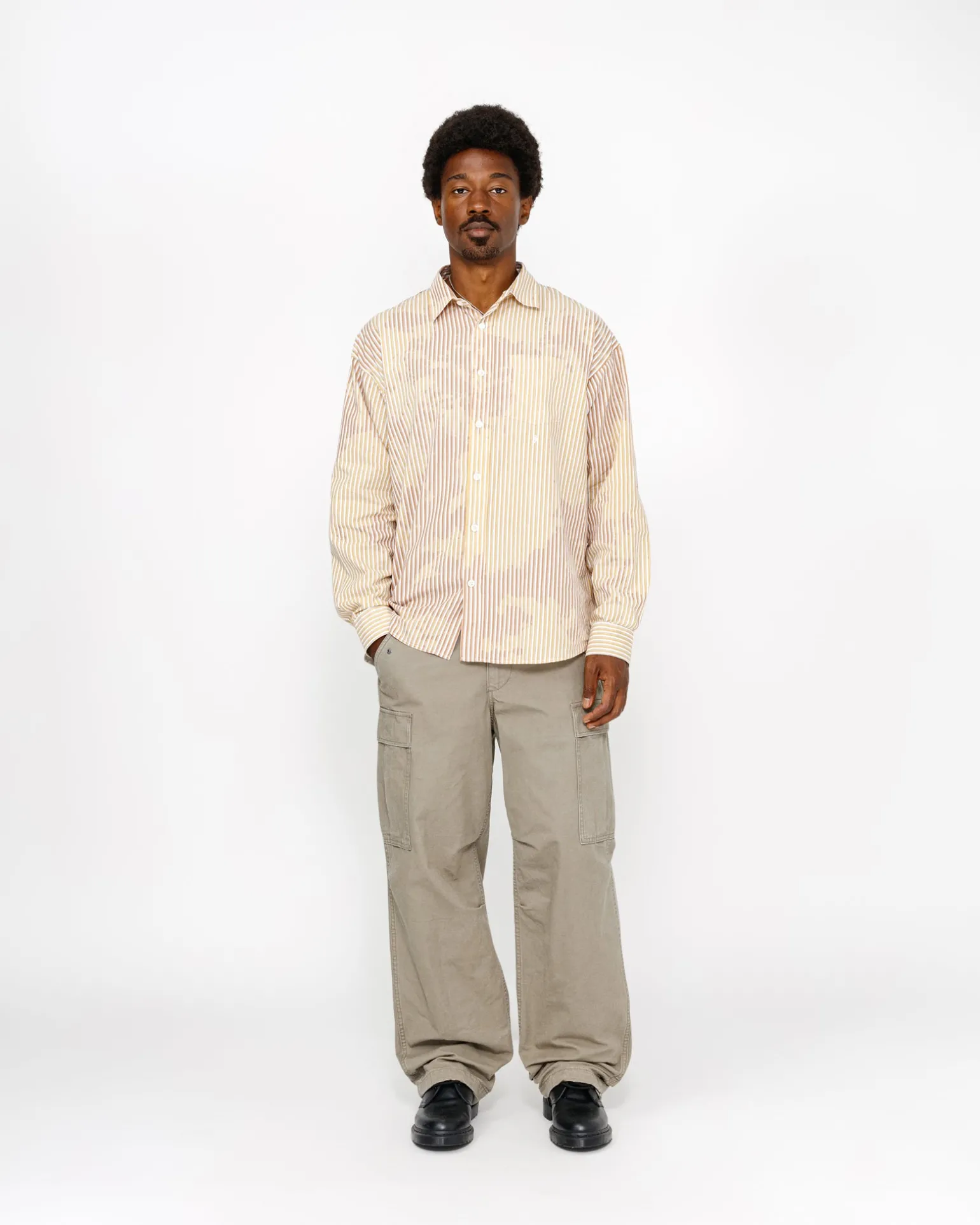 CLASSIC LS SHIRT BLEACHED POPLIN