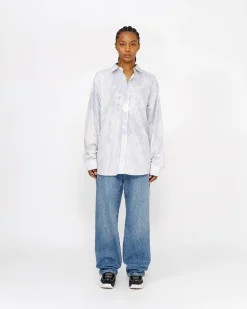 CLASSIC LS SHIRT BLEACHED POPLIN