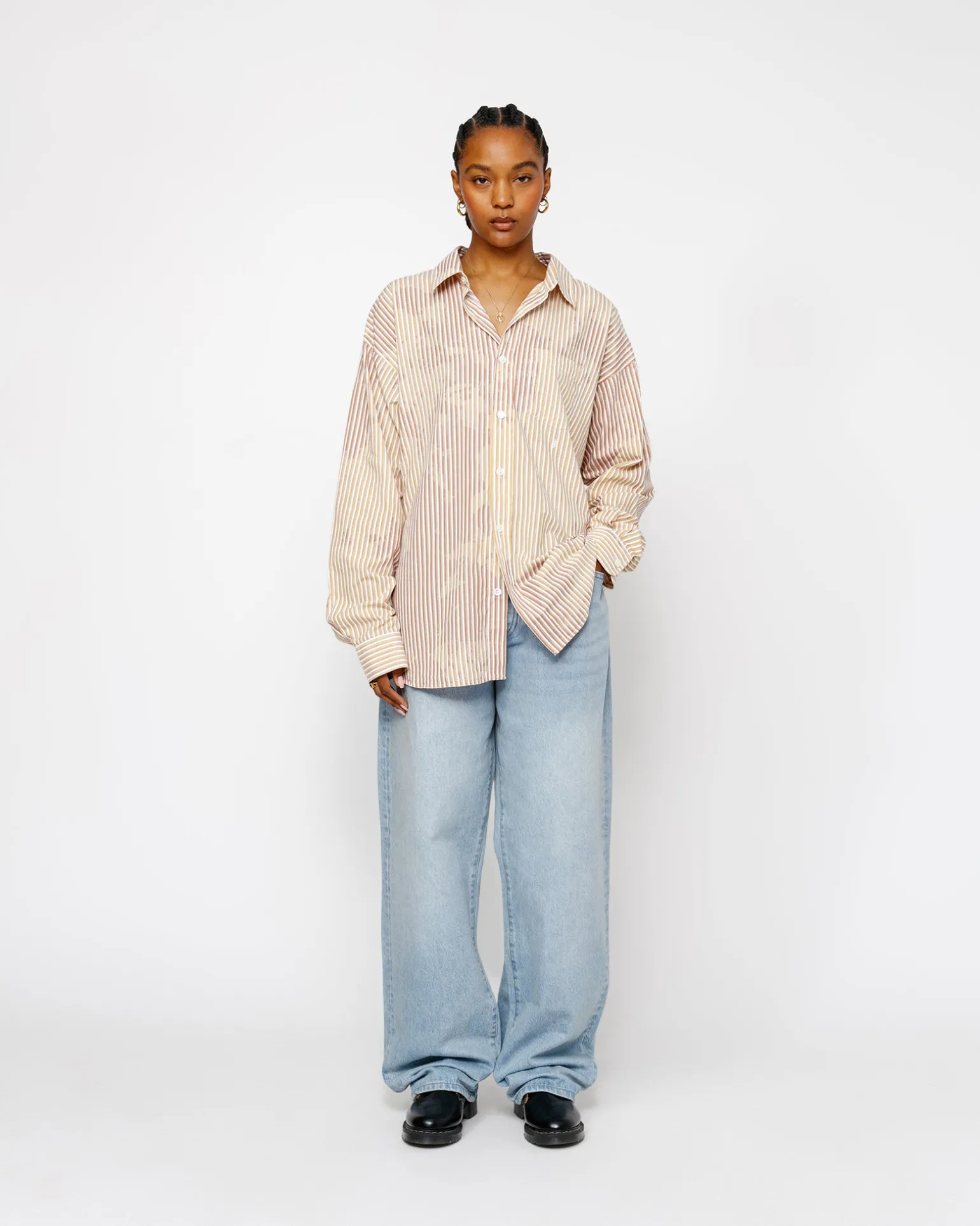 CLASSIC LS SHIRT BLEACHED POPLIN