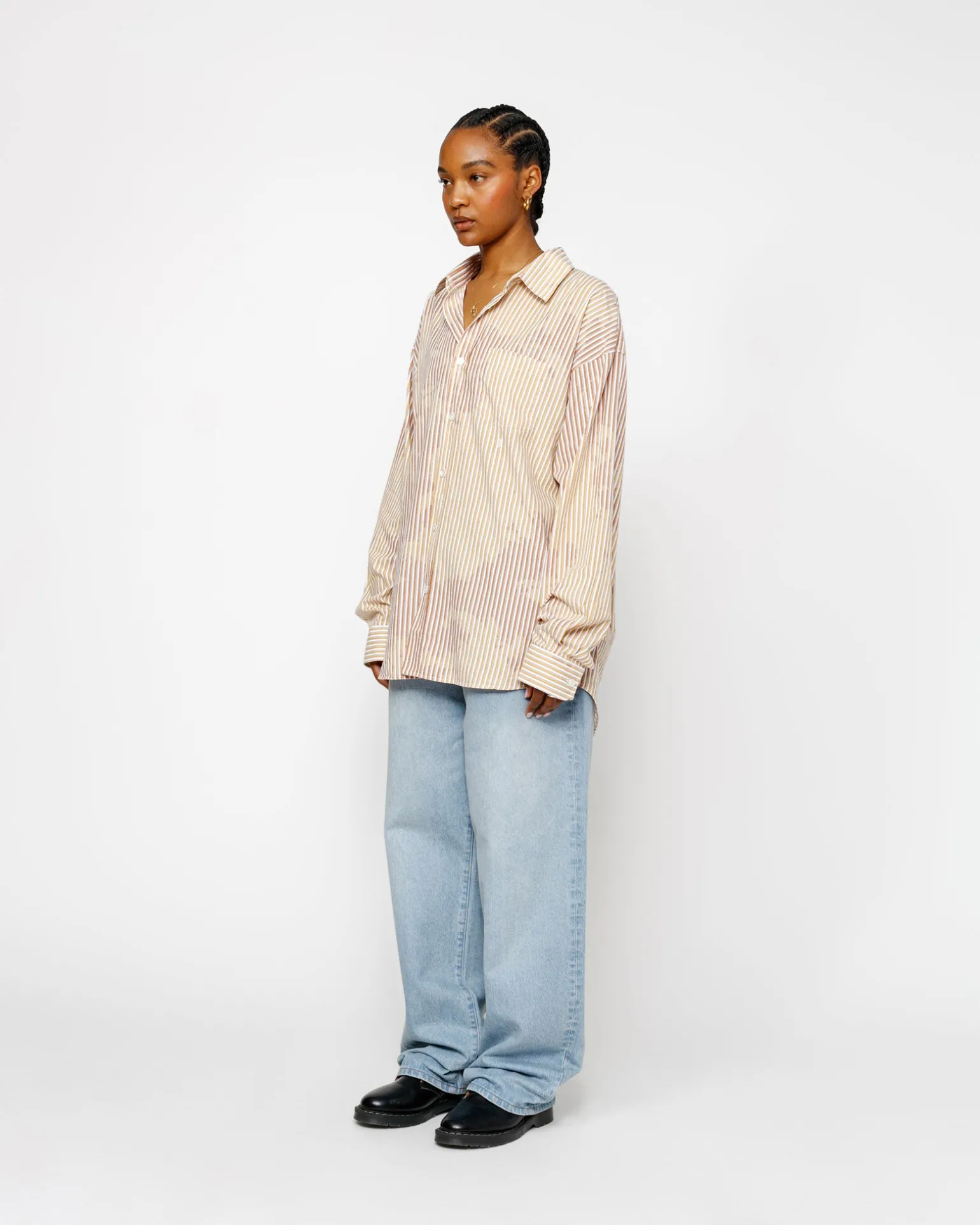 CLASSIC LS SHIRT BLEACHED POPLIN