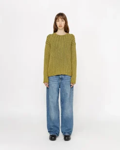 COTTON SLUB RIB CREW