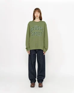 Crew Aus Zweifarbigem Baumwollmesh