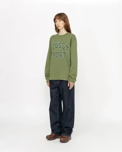 Crew Aus Zweifarbigem Baumwollmesh