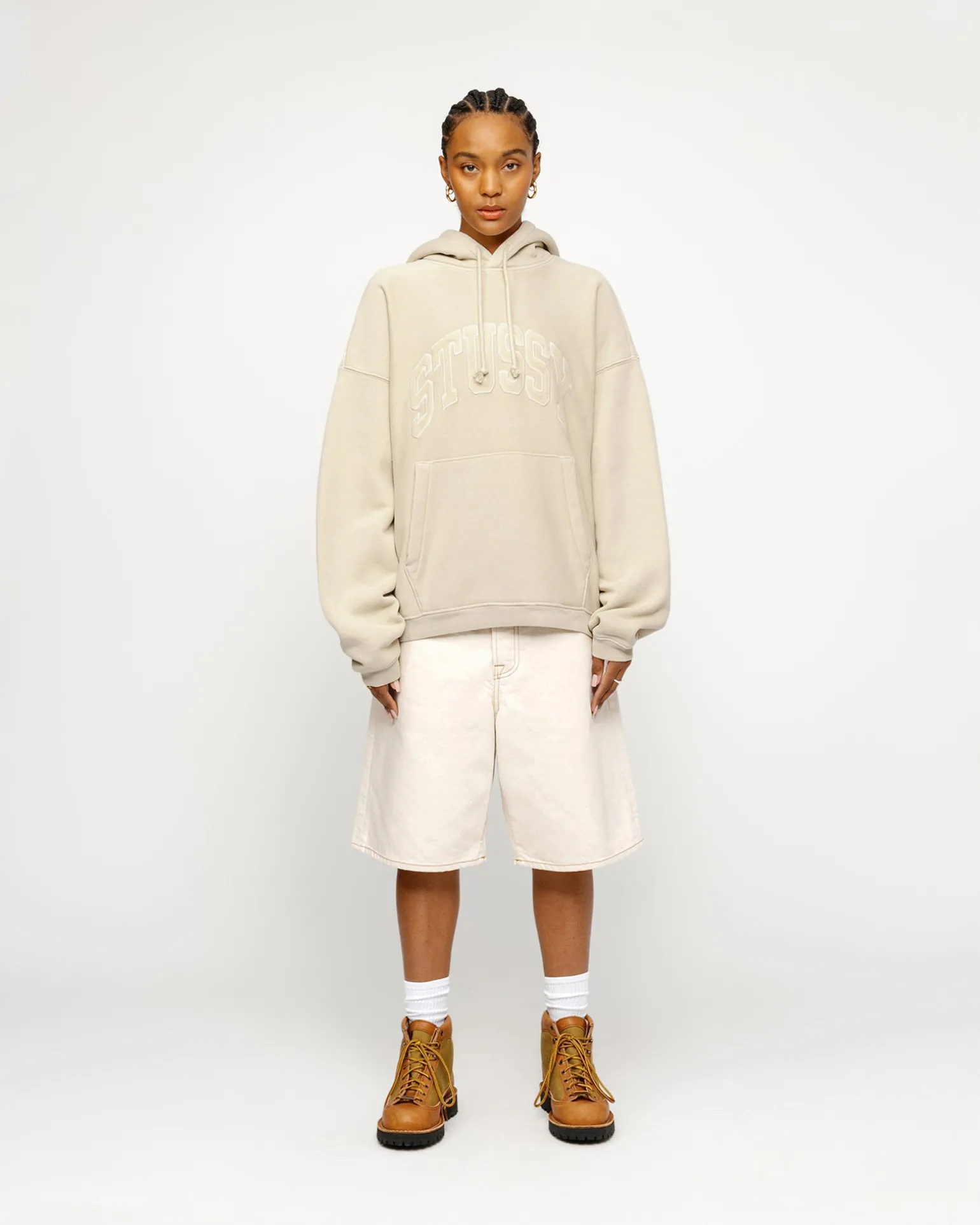 EMBROIDERED RELAXED HOODIE