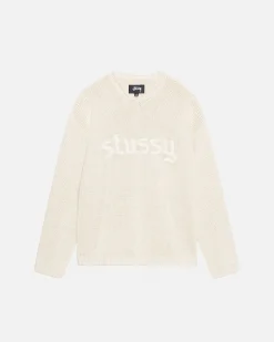 EMBROIDERED V-NECK LOGO SWEATER