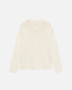 EMBROIDERED V-NECK LOGO SWEATER