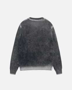 FADED COTTON KNIT CREW