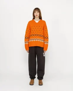 FAIRISLE SWEATER MIT ROLLKRAGEN