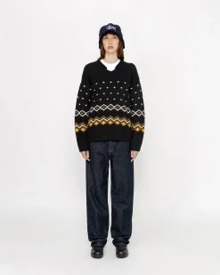 FAIRISLE SWEATER MIT ROLLKRAGEN