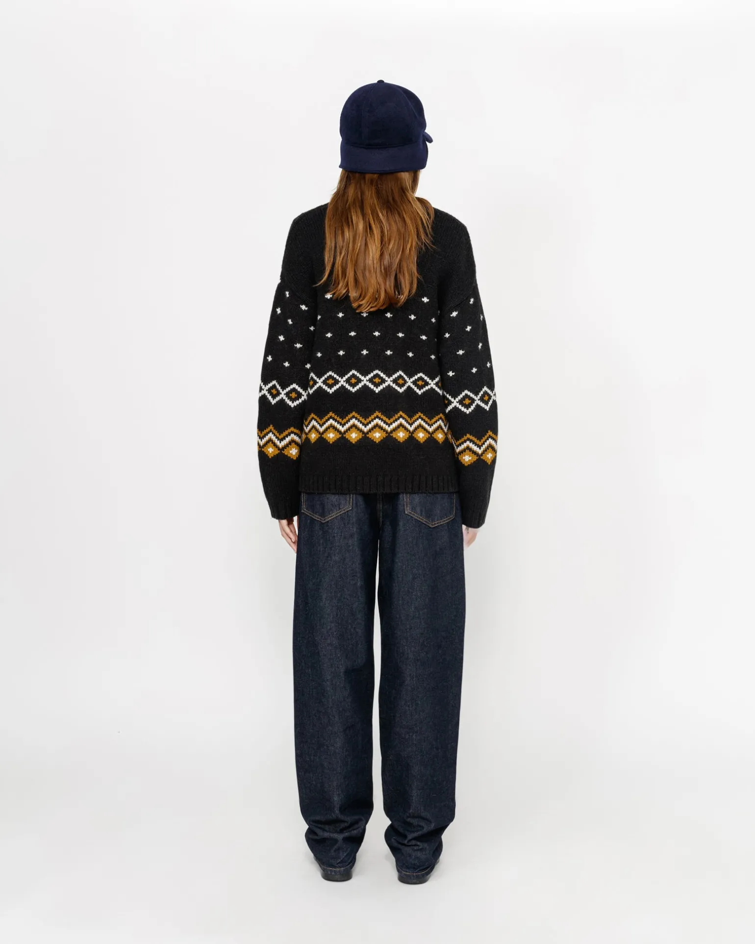 FAIRISLE SWEATER MIT ROLLKRAGEN
