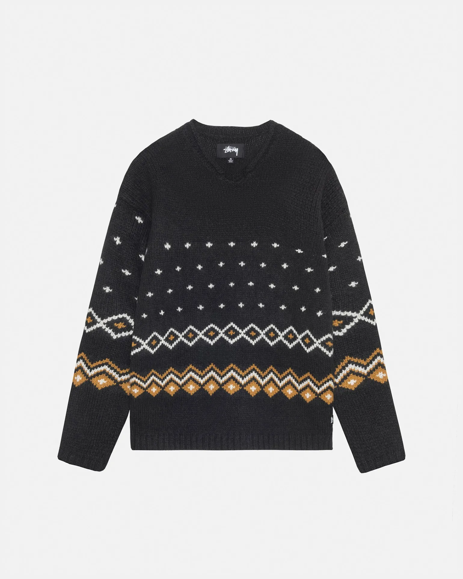 FAIRISLE SWEATER MIT ROLLKRAGEN