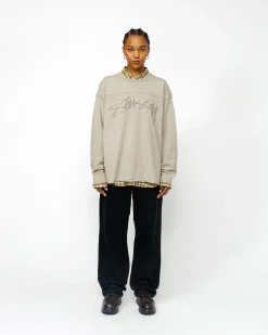 FOOTBALL CREW PIGMENT DYED COTTON