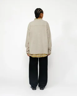 FOOTBALL CREW PIGMENT DYED COTTON