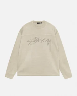 FOOTBALL CREW PIGMENT DYED COTTON