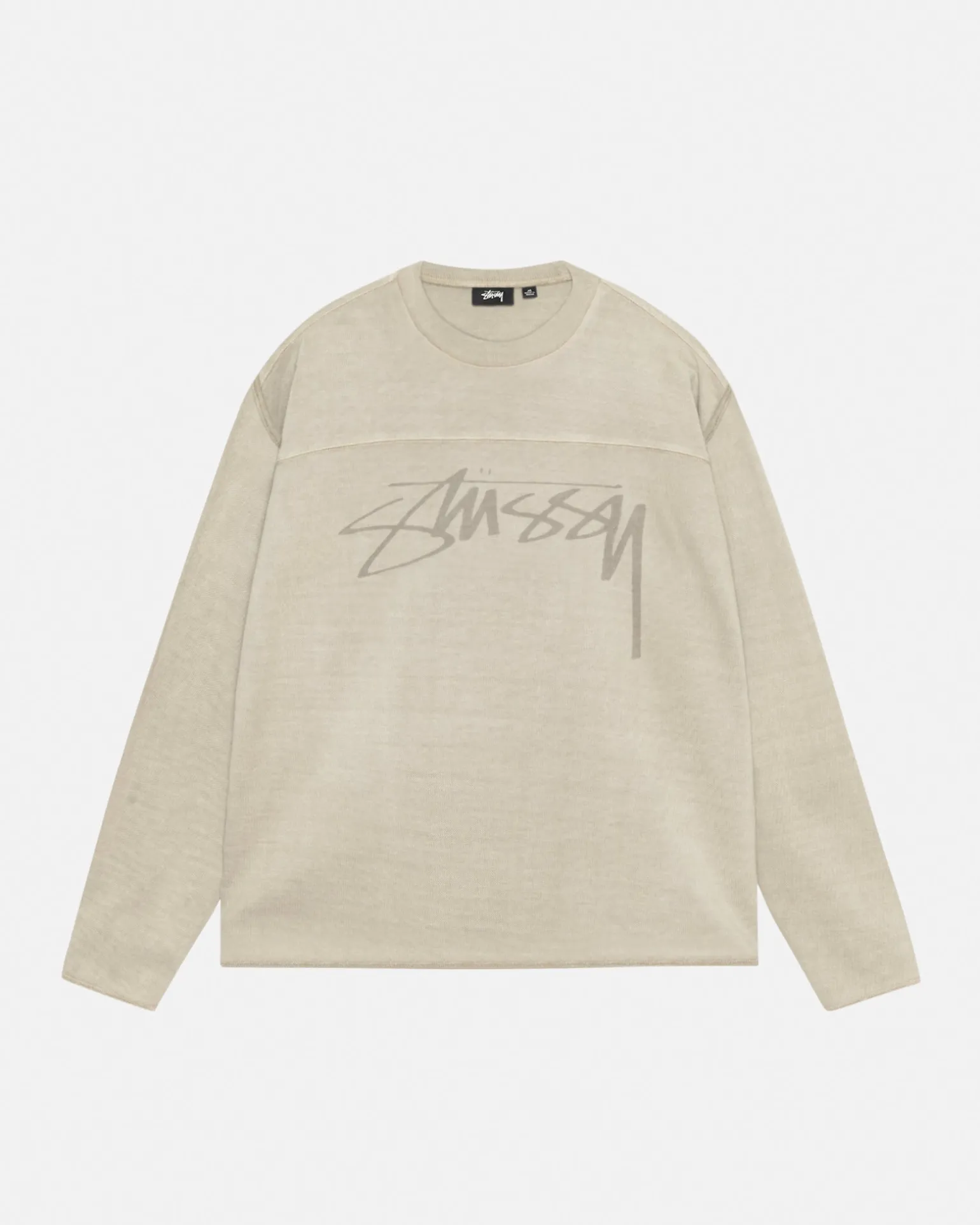 FOOTBALL CREW PIGMENT DYED COTTON