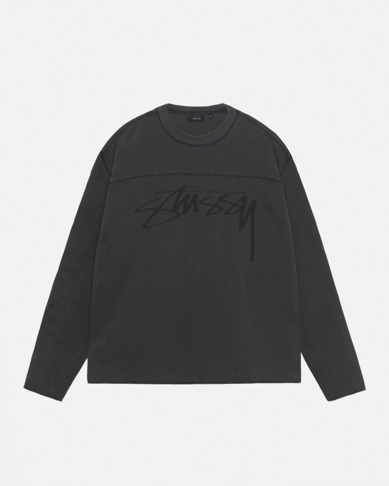 FOOTBALL CREW PIGMENT DYED COTTON