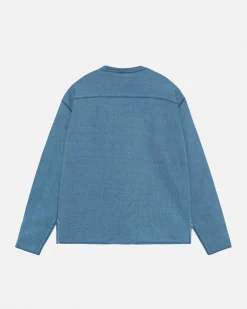 FOOTBALL CREW PIGMENT DYED COTTON