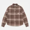 HEAVY WASHED PLAID SHIRT