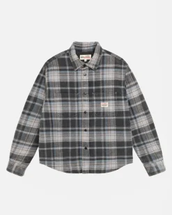 HEAVY WASHED PLAID SHIRT