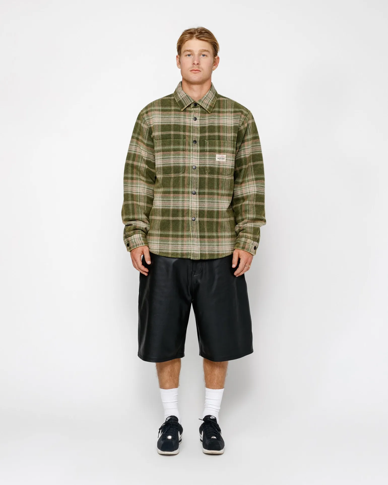 HEAVY WASHED PLAID SHIRT