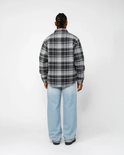 HEAVY WASHED PLAID SHIRT