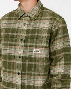 HEAVY WASHED PLAID SHIRT