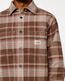HEAVY WASHED PLAID SHIRT
