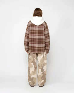 HEAVY WASHED PLAID SHIRT