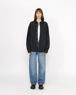 KLASSISCHES LS-SHIRT SPRÜHGEFÄRBT