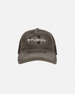 LOW PRO TRUCKER CUT-OUT LEATHER SNAPBACK