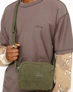 NEEDLE PUNCH SIDE POUCH