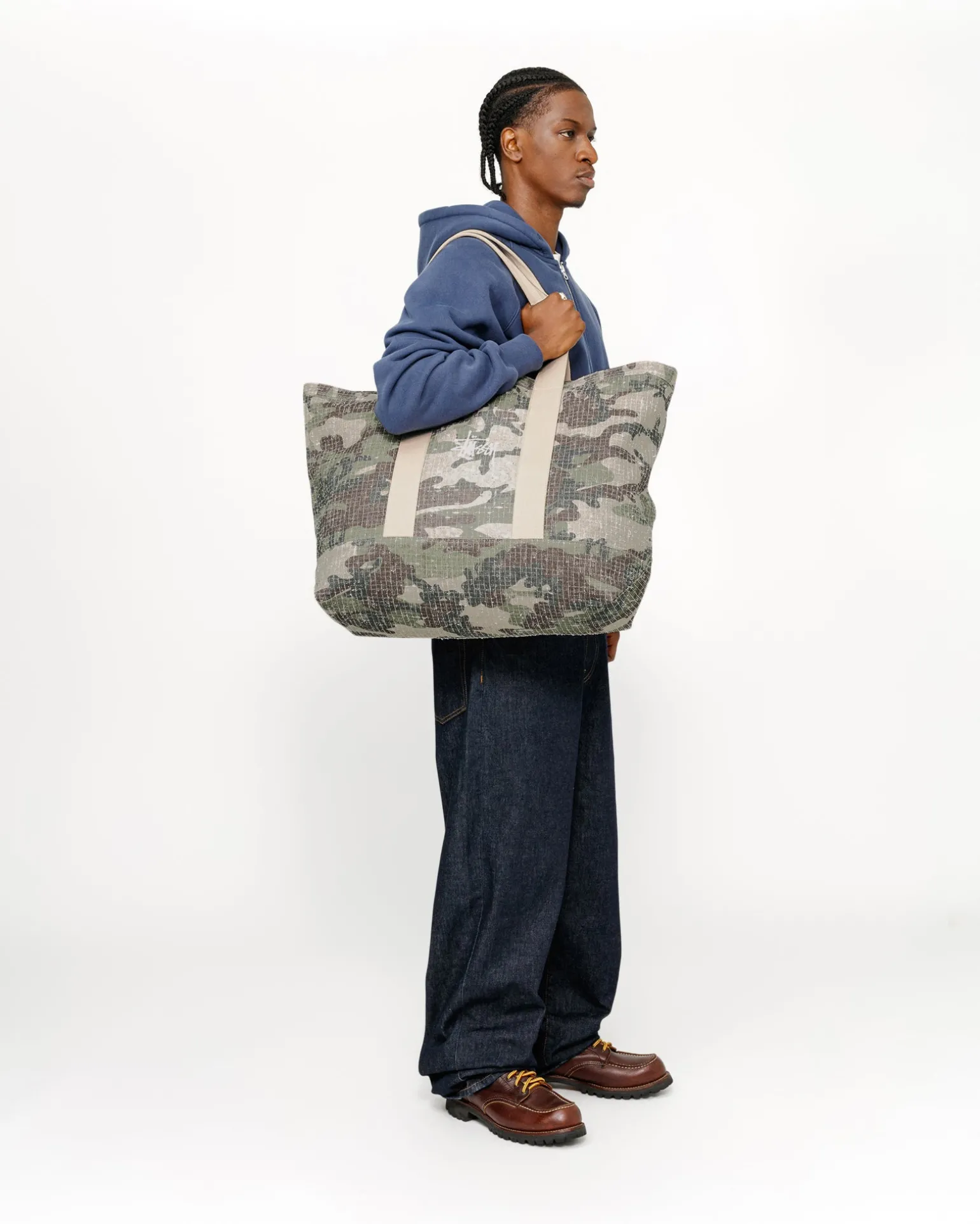 NEEDLE PUNCH XL TOTE BAG