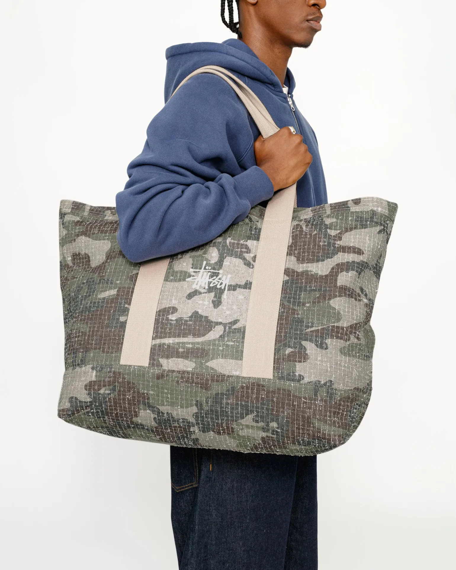 NEEDLE PUNCH XL TOTE BAG