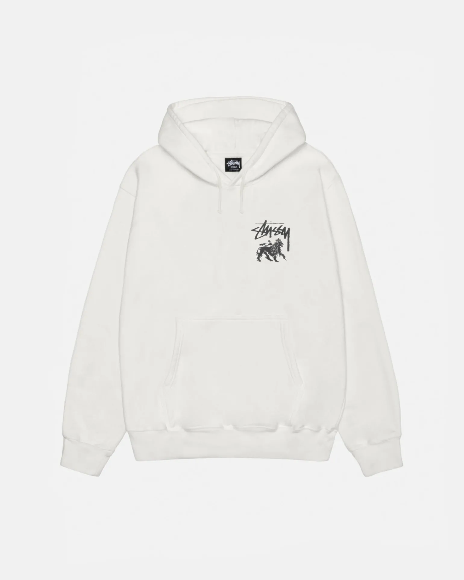 RASTA LION HOODIE PIGMENTGEFÄRBT