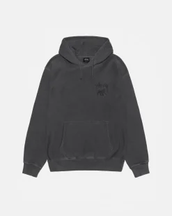 RASTA LION HOODIE PIGMENTGEFÄRBT